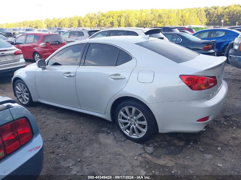 2008 Lexus Is 250 VIN: JTHCK262385021160 Lot: 40349428