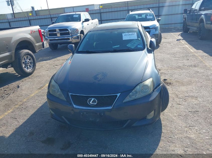 2007 Lexus Is 250 VIN: JTHBK262472034155 Lot: 40349447