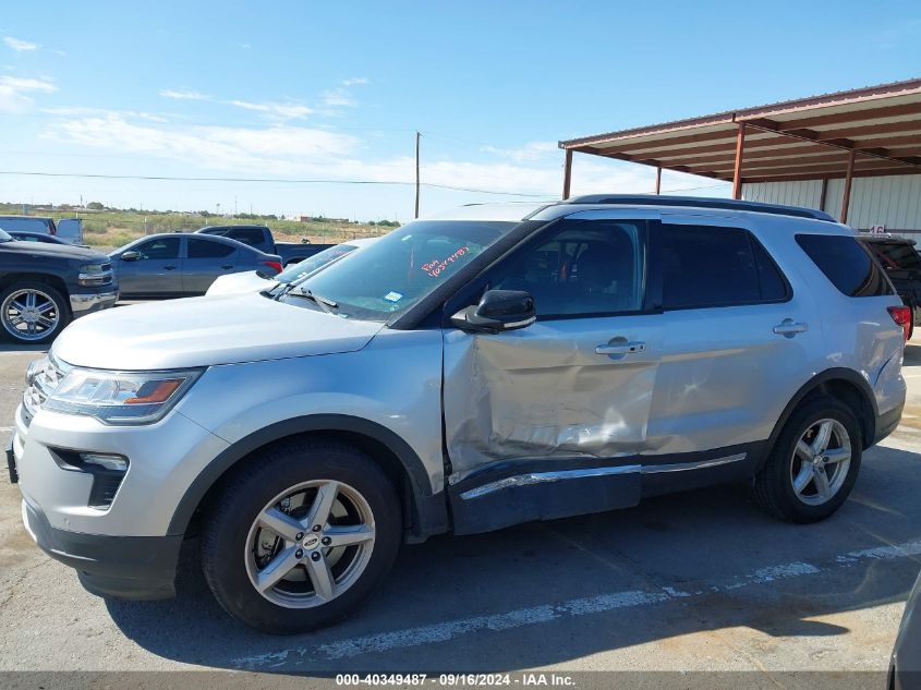 2018 Ford Explorer Xlt VIN: 1FM5K7D87JGB07818 Lot: 40349487