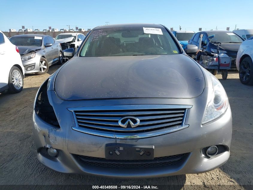 2012 Infiniti G37X VIN: JN1CV6AR2CM681745 Lot: 40349508