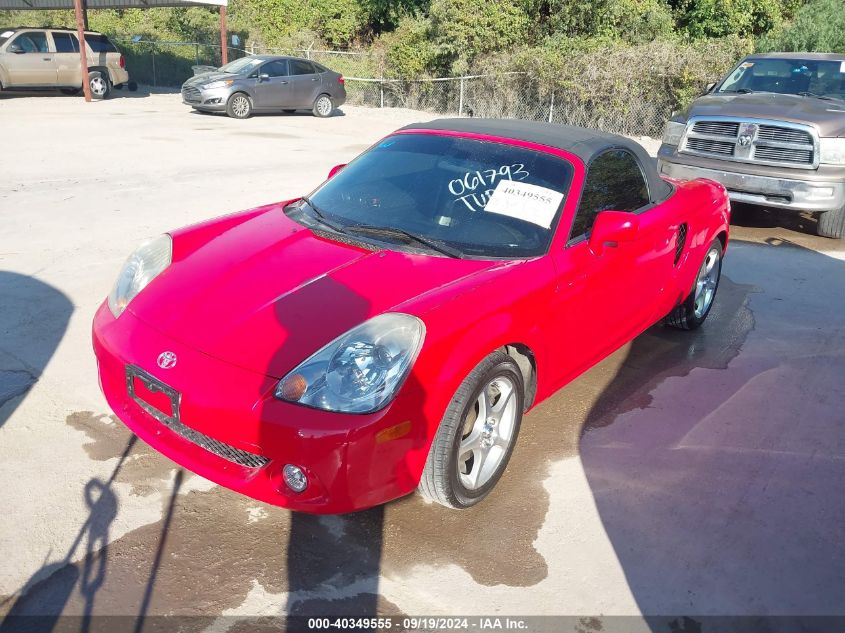 2003 Toyota Mr2 Spyder VIN: JTDFR320830061793 Lot: 40349555