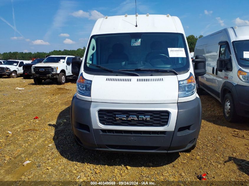 2021 Ram Promaster 2500 High Roof 159 Wb VIN: 3C6LRVDG1ME548679 Lot: 40349559