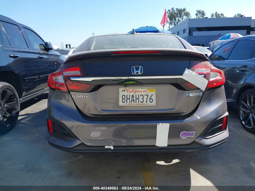 2018 Honda Clarity VIN: JHMZC5F18JC020099 Lot: 40349563