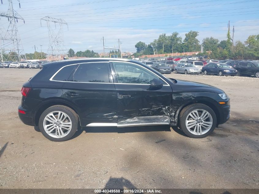 2018 Audi Q5 Premium Plus VIN: WA1BNAFY4J2094932 Lot: 40349588