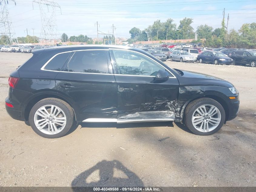 2018 Audi Q5 Premium Plus VIN: WA1BNAFY4J2094932 Lot: 40349588