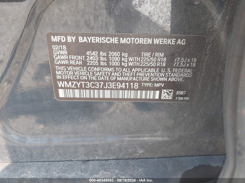 2018 MINI COUNTRYMAN COOPER S - WMZYT3C37J3E94118