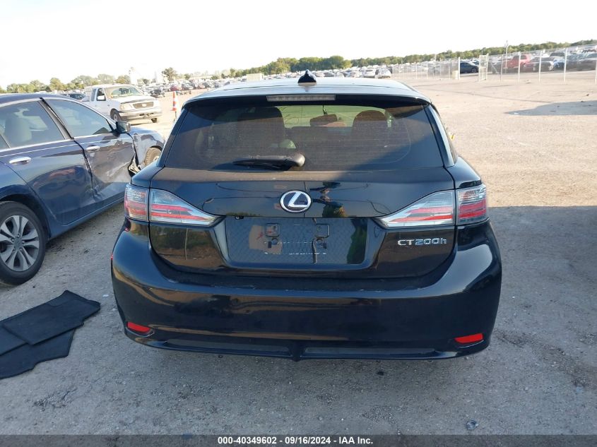 2012 Lexus Ct 200H Premium VIN: JTHKD5BH0C2073888 Lot: 40349602