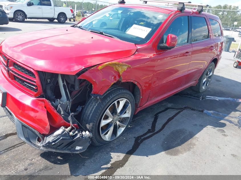 2014 Dodge Durango R/T VIN: 1C4SDJCT7EC591488 Lot: 40349613