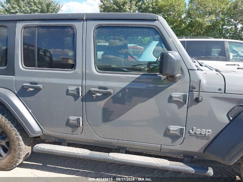 2018 Jeep Wrangler Unlimited Sport S 4X4 VIN: 1C4HJXDNXJW205659 Lot: 40349615