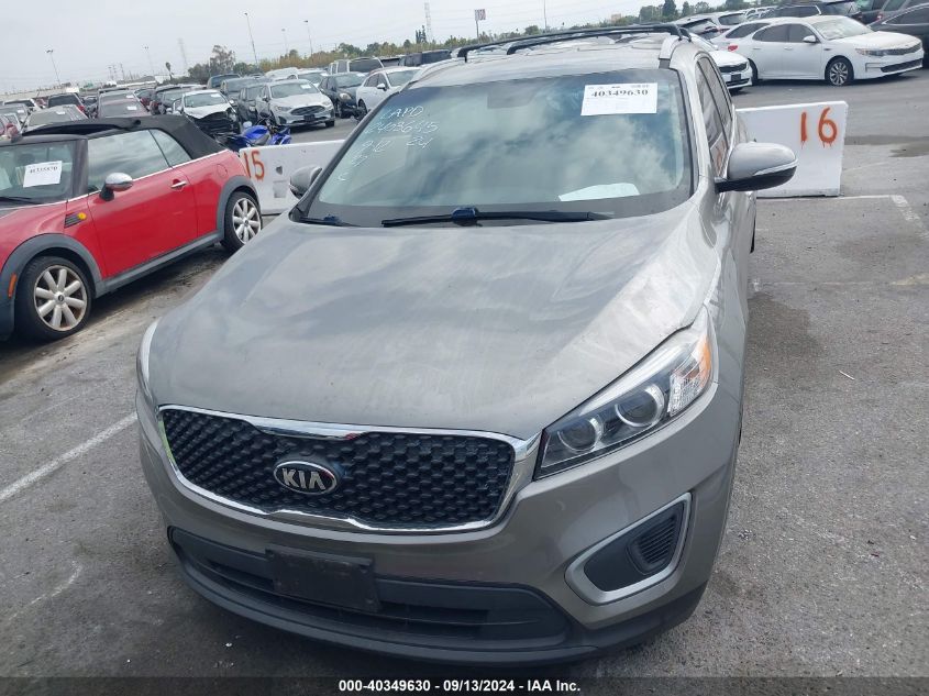 2017 KIA SORENTO 2.4L LX - 5XYPG4A38HG216307