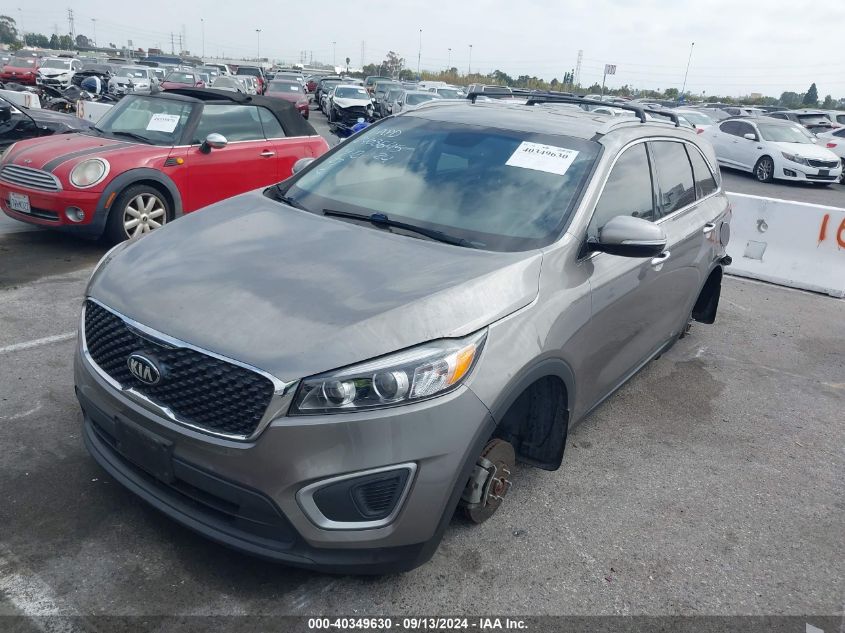 2017 Kia Sorento Lx/L VIN: 5XYPG4A38HG216307 Lot: 40349630