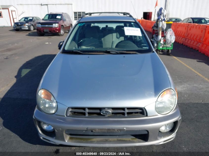 2002 Subaru Impreza Outback Sport VIN: JF1GG68592H810122 Lot: 40349648