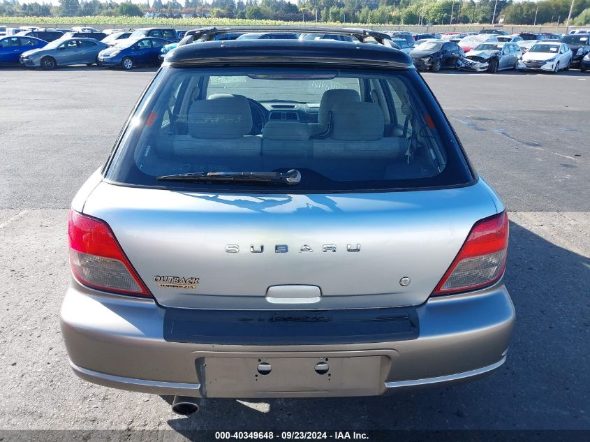 2002 Subaru Impreza Outback Sport VIN: JF1GG68592H810122 Lot: 40349648