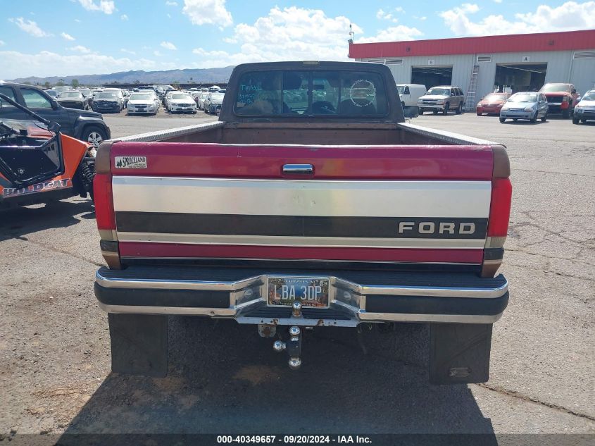 1990 Ford F250 VIN: 1FTHX25G3LKB31027 Lot: 40349657