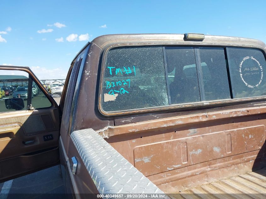 1990 Ford F250 VIN: 1FTHX25G3LKB31027 Lot: 40349657