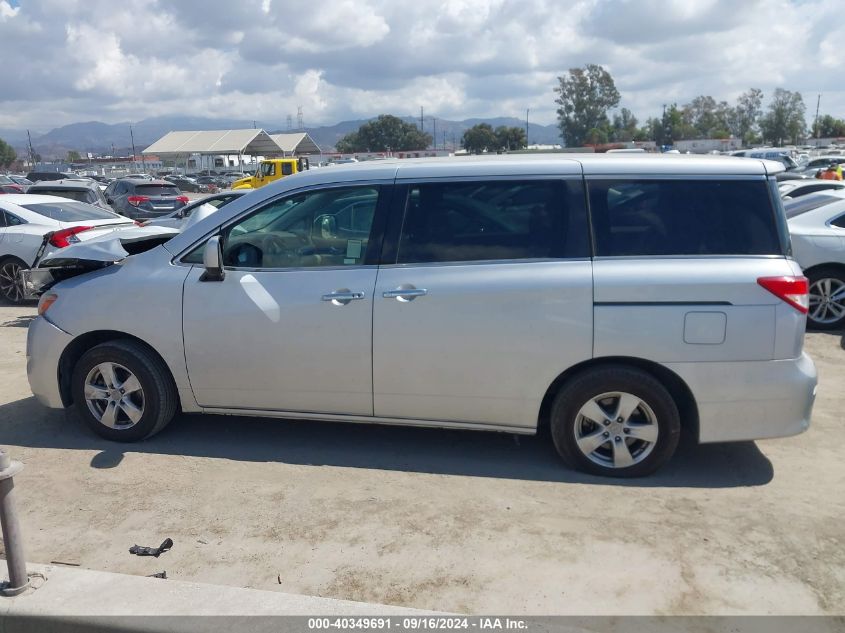 2015 Nissan Quest S/Sv/Sl/Platinum VIN: JN8AE2KP7F9127736 Lot: 40349691