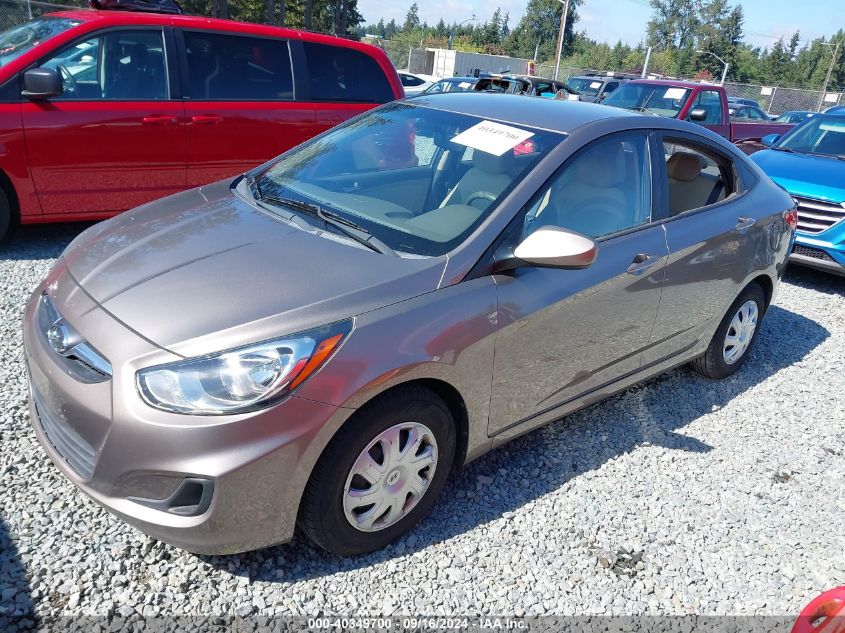 2013 Hyundai Accent Gls VIN: KMHCT4AE1DU330861 Lot: 40349700