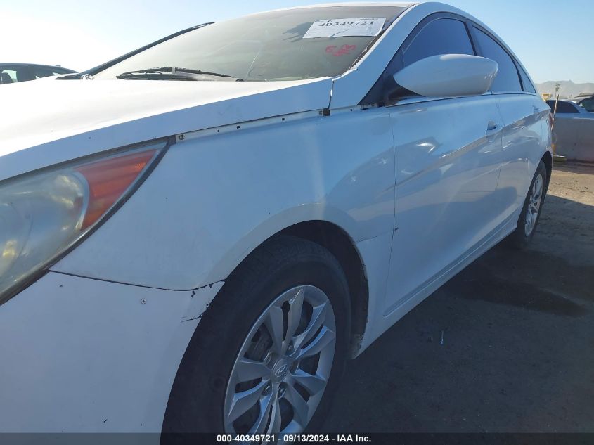 2012 Hyundai Sonata Gls VIN: 5NPEB4AC0CH312133 Lot: 40349721