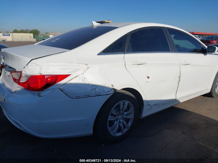 2012 Hyundai Sonata Gls VIN: 5NPEB4AC0CH312133 Lot: 40349721