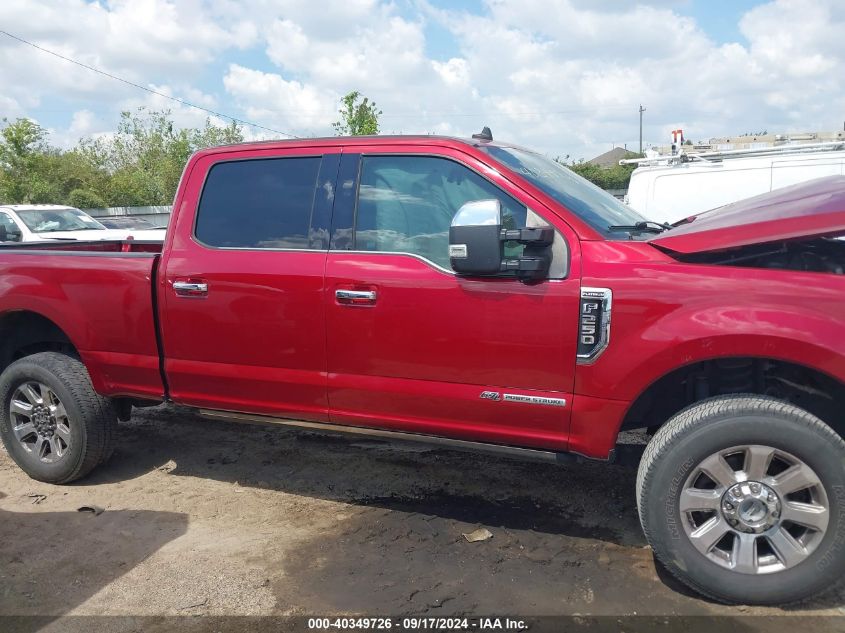 2019 Ford F-250 Platinum VIN: 1FT7W2BT5KEC05352 Lot: 40349726