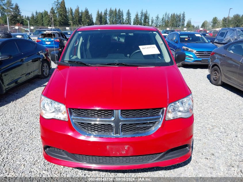 2012 Dodge Grand Caravan Se/Avp VIN: 2C4RDGBG1CR165662 Lot: 40349734