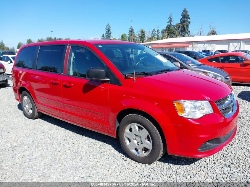 2012 Dodge Grand Caravan Se/Avp VIN: 2C4RDGBG1CR165662 Lot: 40349734