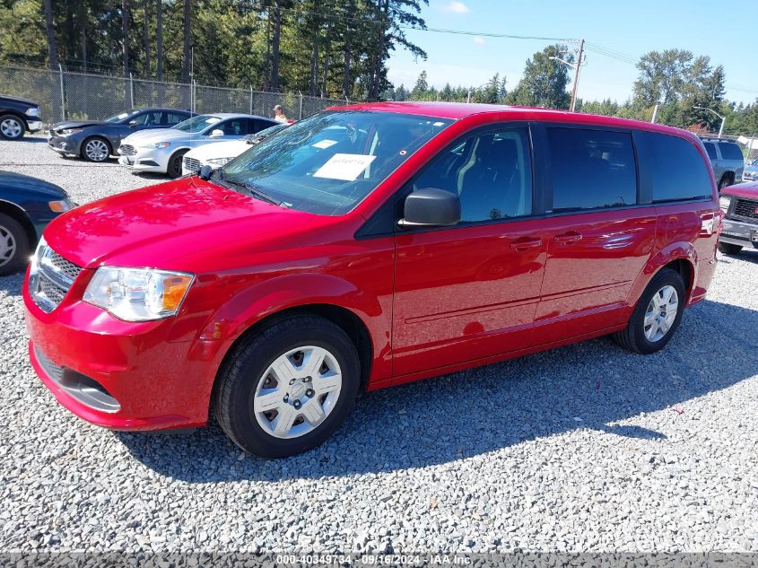 2012 Dodge Grand Caravan Se/Avp VIN: 2C4RDGBG1CR165662 Lot: 40349734