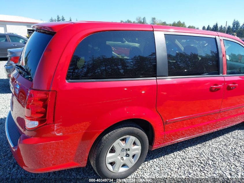 2012 Dodge Grand Caravan Se/Avp VIN: 2C4RDGBG1CR165662 Lot: 40349734