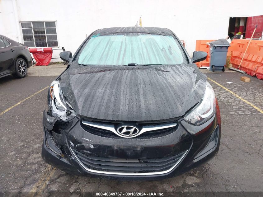 2016 Hyundai Elantra Se VIN: 5NPDH4AE0GH675002 Lot: 40349767