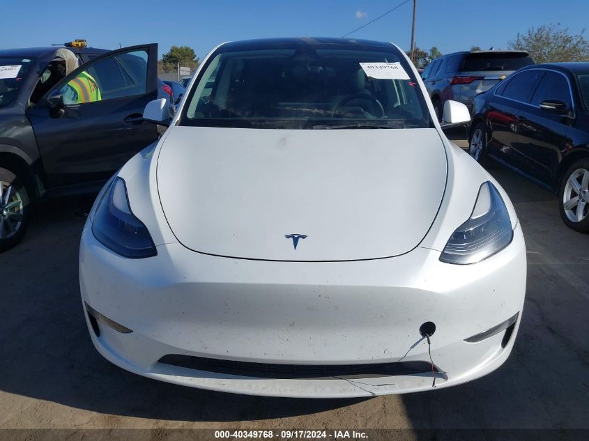 2021 Tesla Model Y Performance Dual Motor All-Wheel Drive VIN: 5YJYGDEF1MF230673 Lot: 40349768