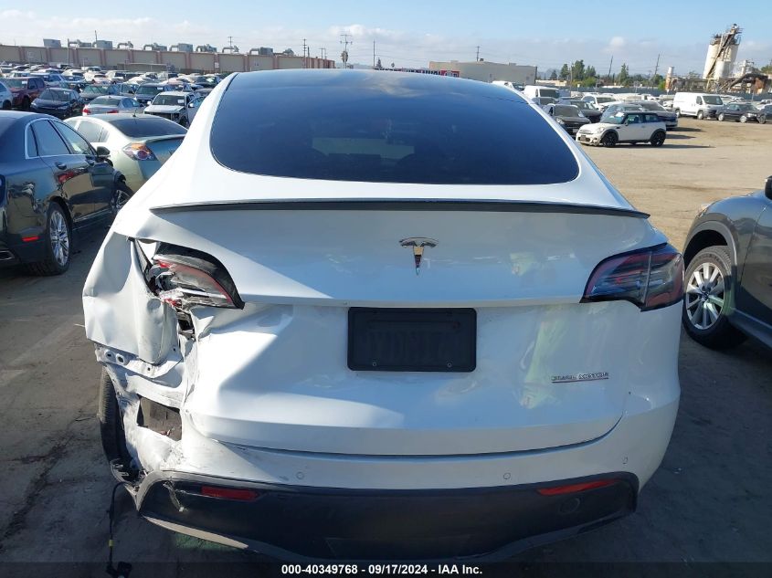 2021 Tesla Model Y Performance Dual Motor All-Wheel Drive VIN: 5YJYGDEF1MF230673 Lot: 40349768