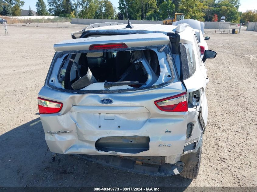 2018 Ford Ecosport Se VIN: MAJ6P1UL8JC222520 Lot: 40349773