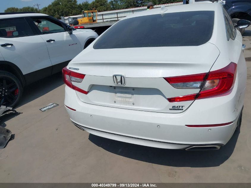 2021 Honda Accord Touring VIN: 1HGCV2F92MA001040 Lot: 40349799