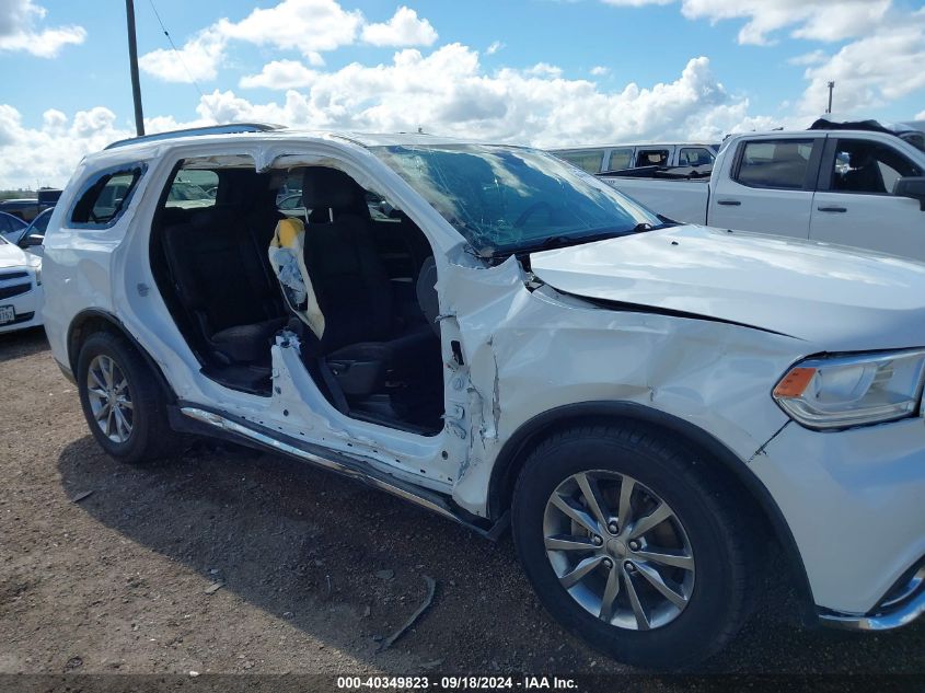 2018 Dodge Durango Sxt Rwd VIN: 1C4RDHAG5JC186186 Lot: 40349823