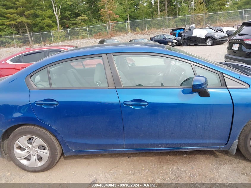 2015 HONDA CIVIC LX - 19XFB2F50FE225117