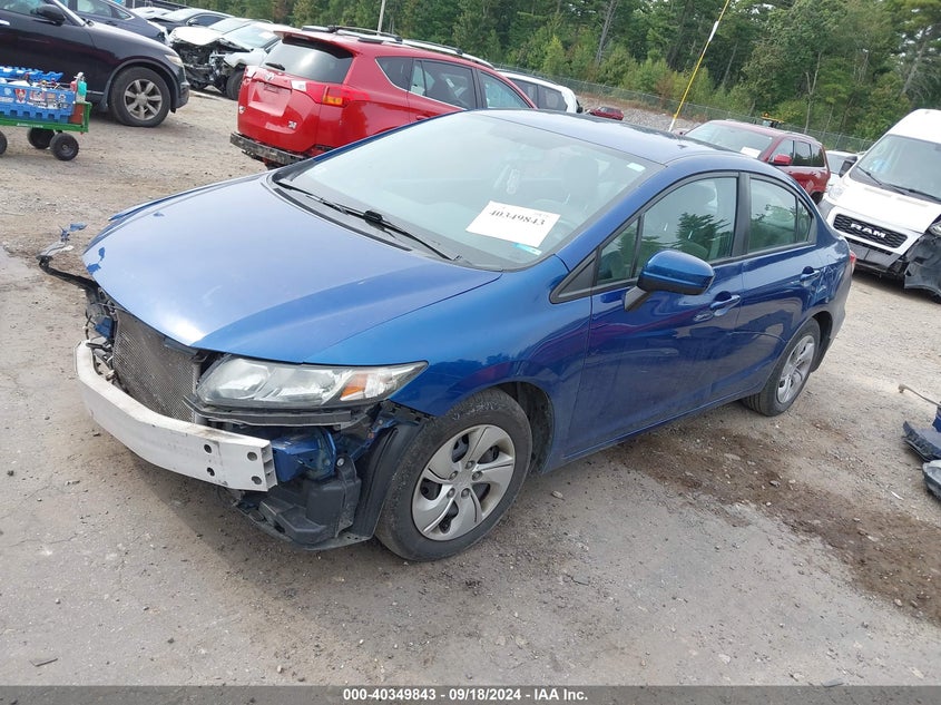 2015 HONDA CIVIC LX - 19XFB2F50FE225117
