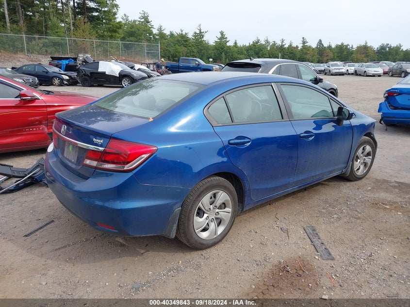 2015 HONDA CIVIC LX - 19XFB2F50FE225117