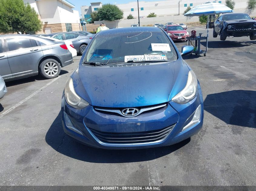 2014 Hyundai Elantra Se VIN: KMHDH4AE7EU177359 Lot: 40349871