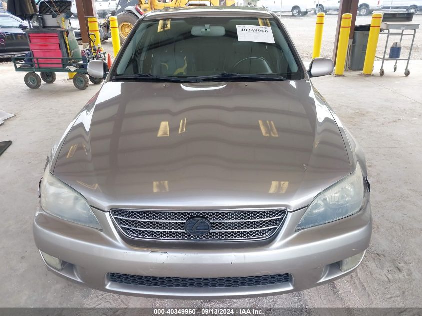 2003 Lexus Is 300 VIN: JTHBD192730073859 Lot: 40349960