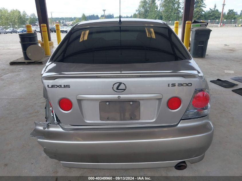 2003 Lexus Is 300 VIN: JTHBD192730073859 Lot: 40349960