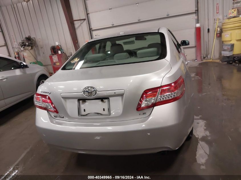 2010 Toyota Camry Le VIN: 4T1BF3EK3AU086140 Lot: 40349965