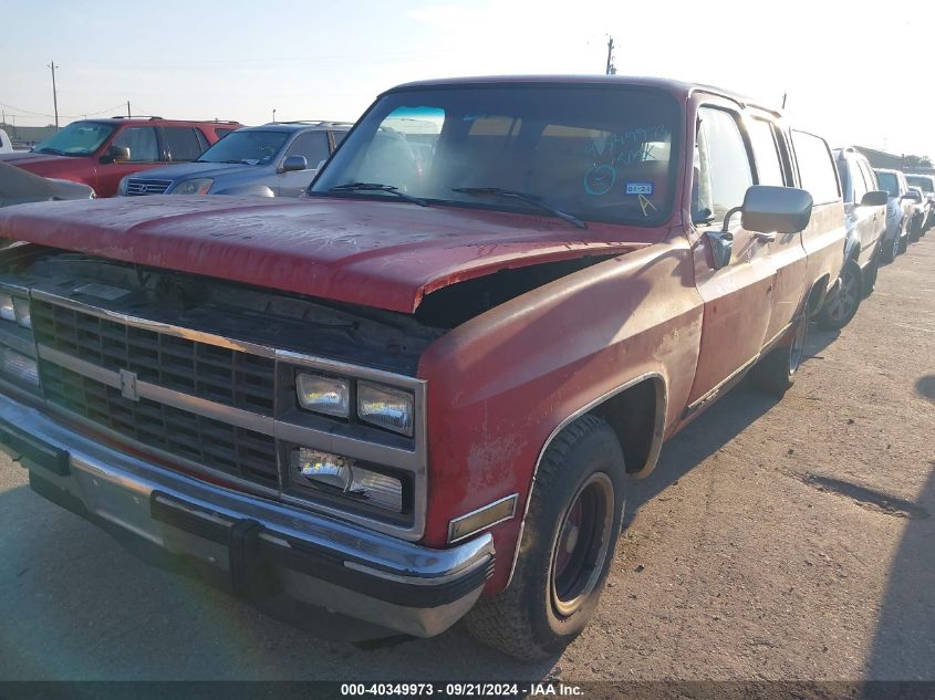 1991 Chevrolet Suburban R1500 VIN: 1GNER16K3MF115969 Lot: 40349973