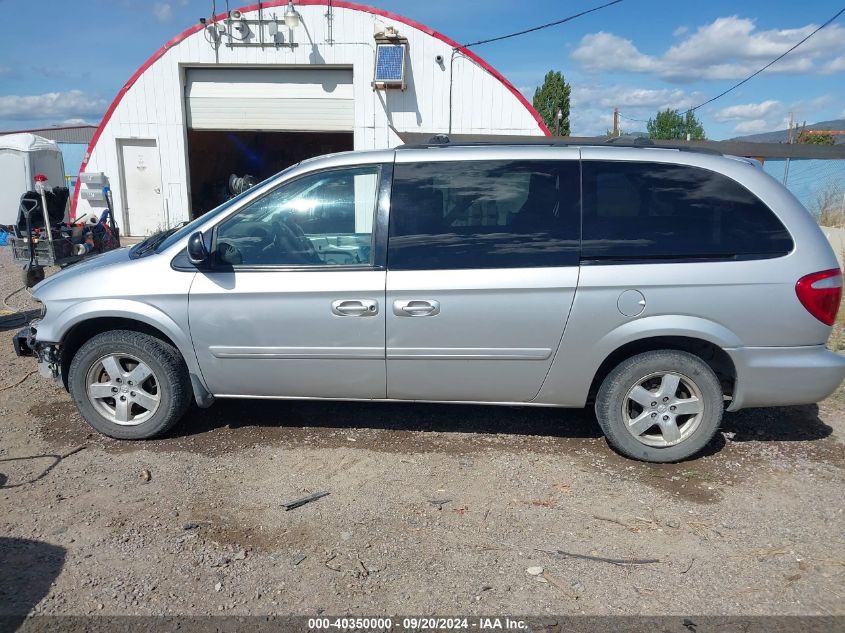 2007 Dodge Grand Caravan Sxt VIN: 2D4GP44L67R309111 Lot: 40350000