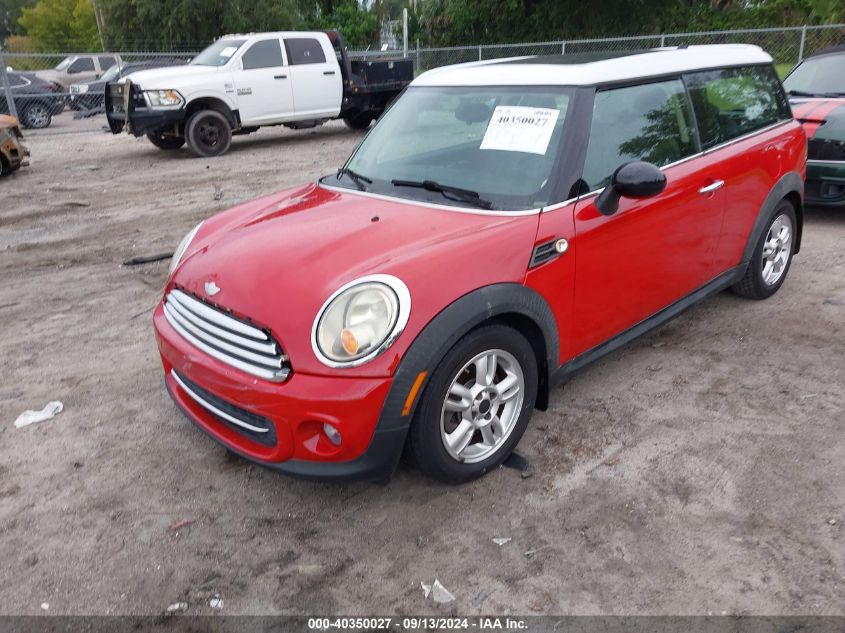 2012 Mini Cooper Clubman VIN: WMWZF3C59CT190010 Lot: 40350027