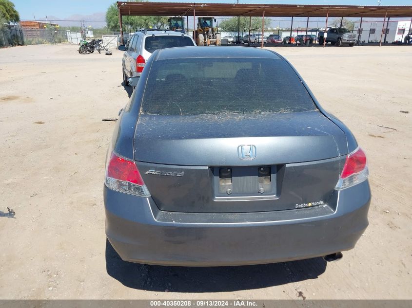 2010 Honda Accord Ex VIN: 1HGCP2F7XAA024831 Lot: 40350208