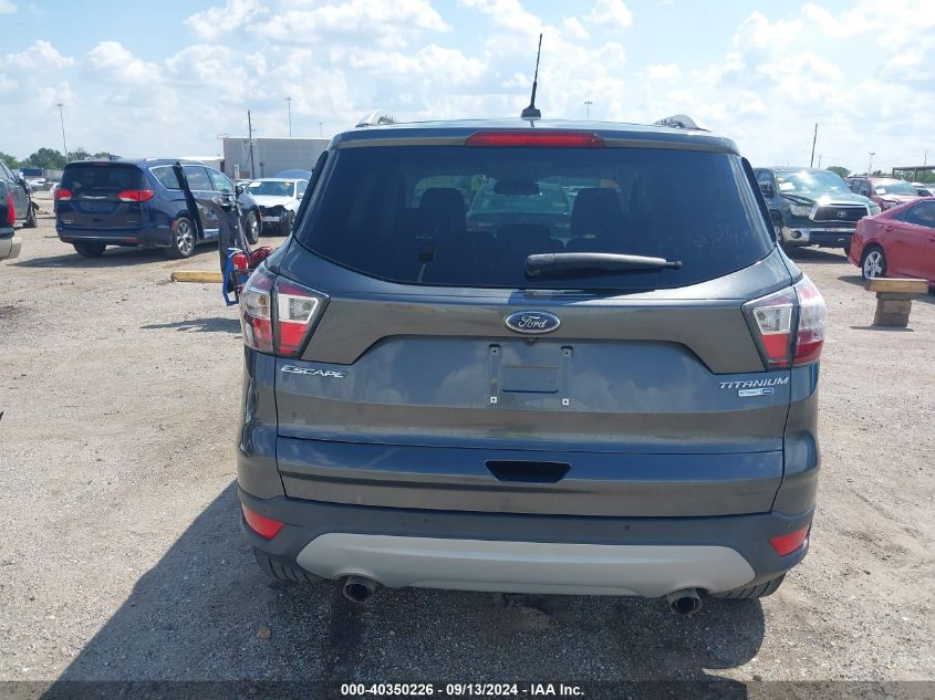 2017 Ford Escape Titanium VIN: 1FMCU9JD1HUA35525 Lot: 40350226