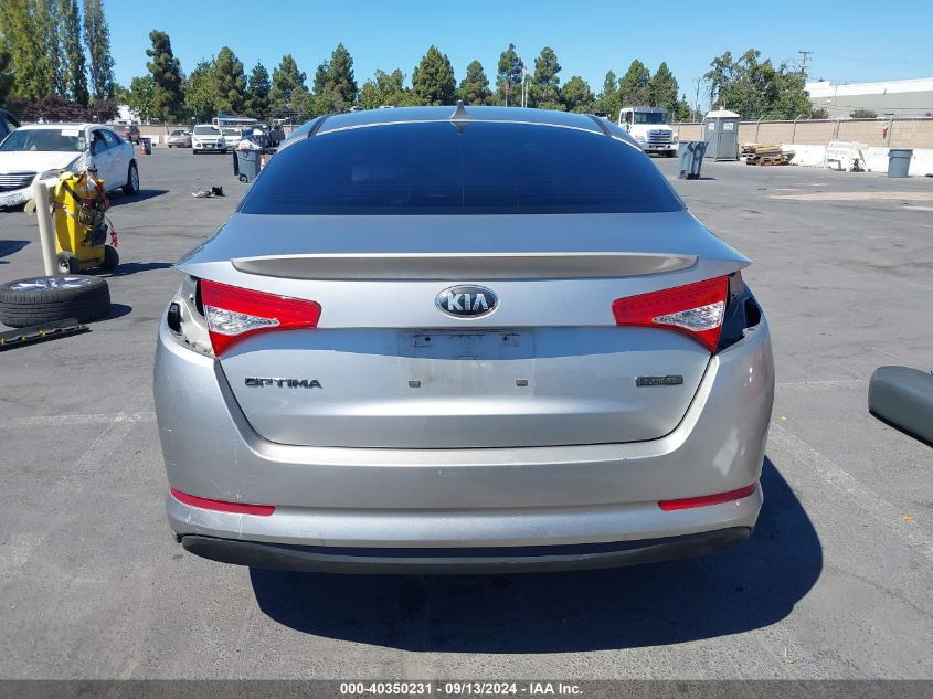 2013 Kia Optima Hybrid Lx VIN: KNAGM4AD4D5050546 Lot: 40350231