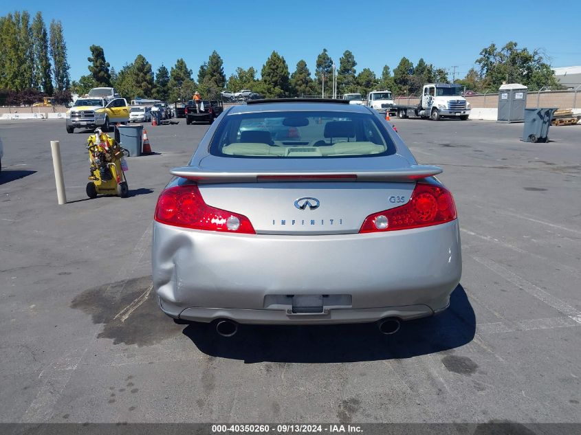 2004 Infiniti G35 VIN: JNKCV54E44M803943 Lot: 40350260