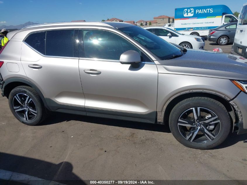 2024 Volvo Xc40 B5 Core Bright Theme/B5 Core Dark Theme VIN: YV4L12UK3R2263406 Lot: 40350277