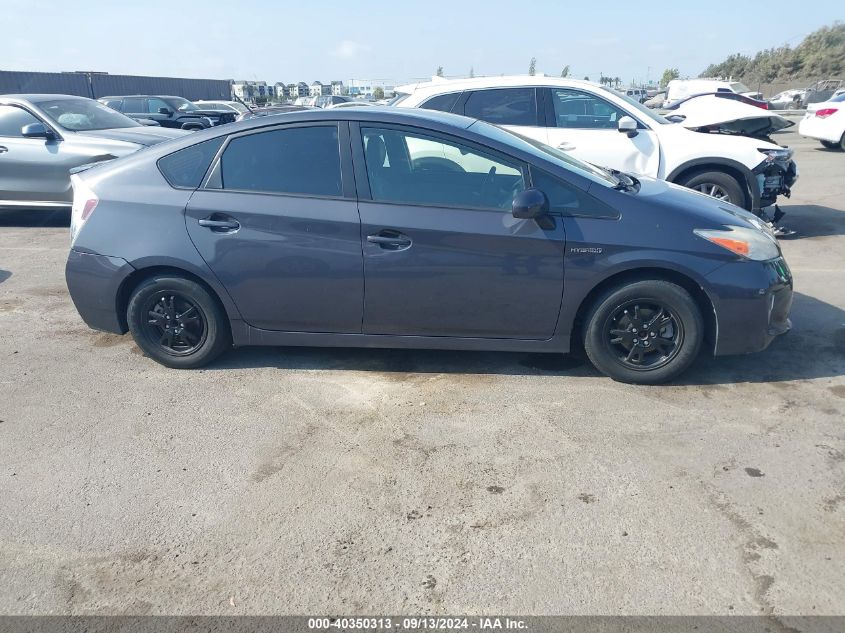 2013 Toyota Prius Three VIN: JTDKN3DU8D5651622 Lot: 40350313